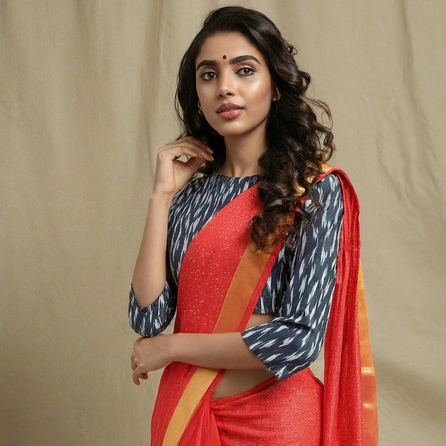 3/4 Sleeves Saree Blouses