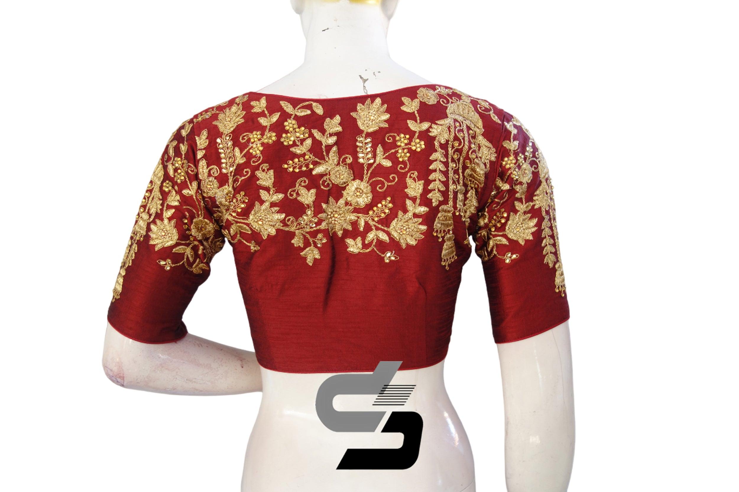 maroon blouse designs back neck latest blouse designs maroon colour blouse  designs back side | maroon blouse designs back neck latest blouse designs  maroon colour blouse designs back side #maroon #blouse #sareeblouse #