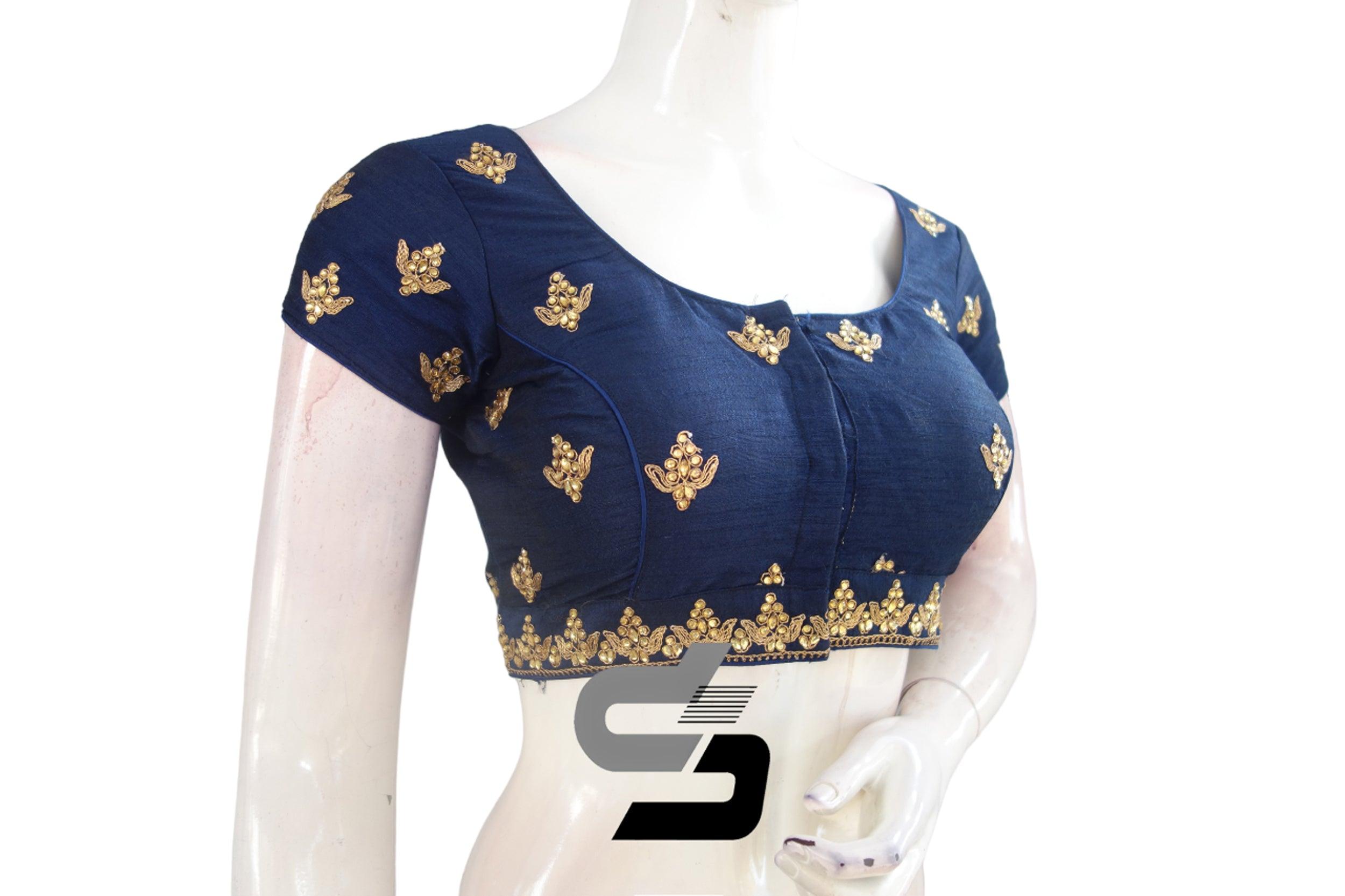 The Saree Blouses as Crop Tops - FashionBuzzer.com