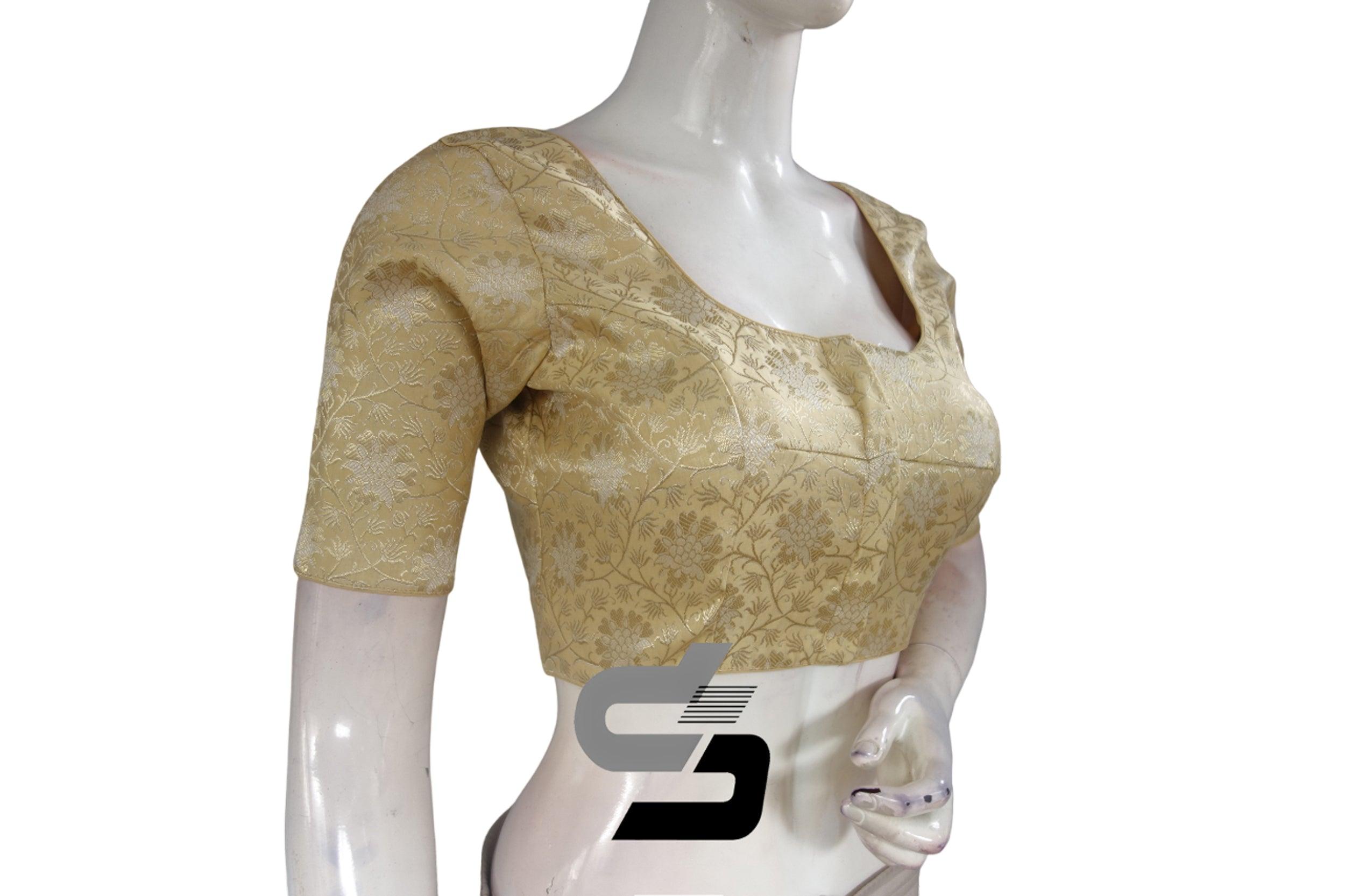 Golden Readymade Saree Blouse at Best Price in Agartala | Swastim