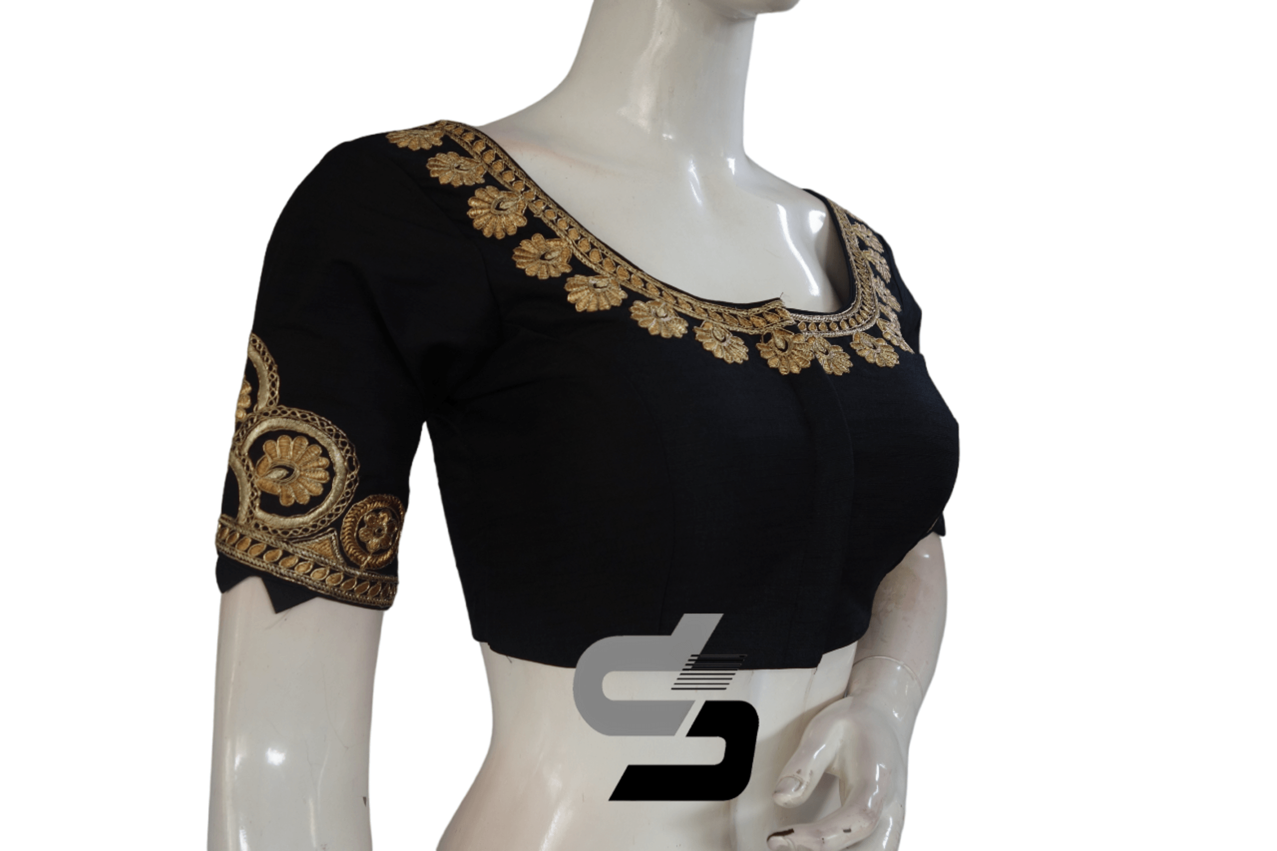 Stylish Black Saree Blouses 2018, Latest Blouse Designs