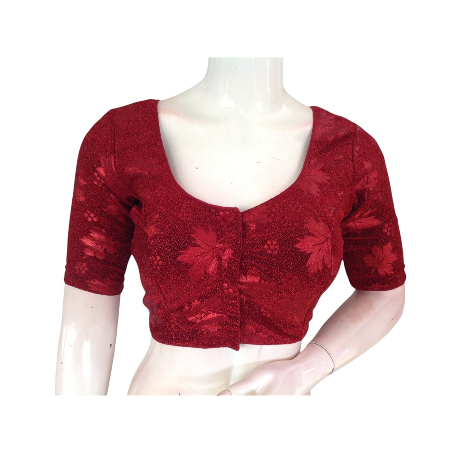 Radiant Red: Designer Blouses for Indian Elegance