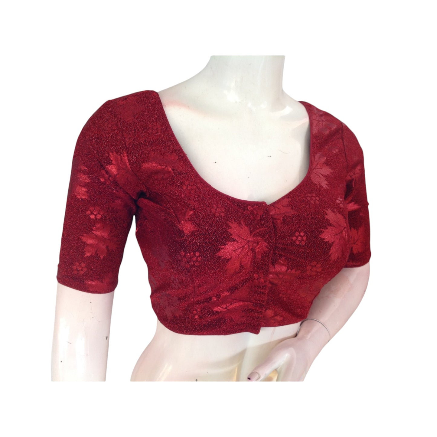 Radiant Red: Designer Blouses for Indian Elegance