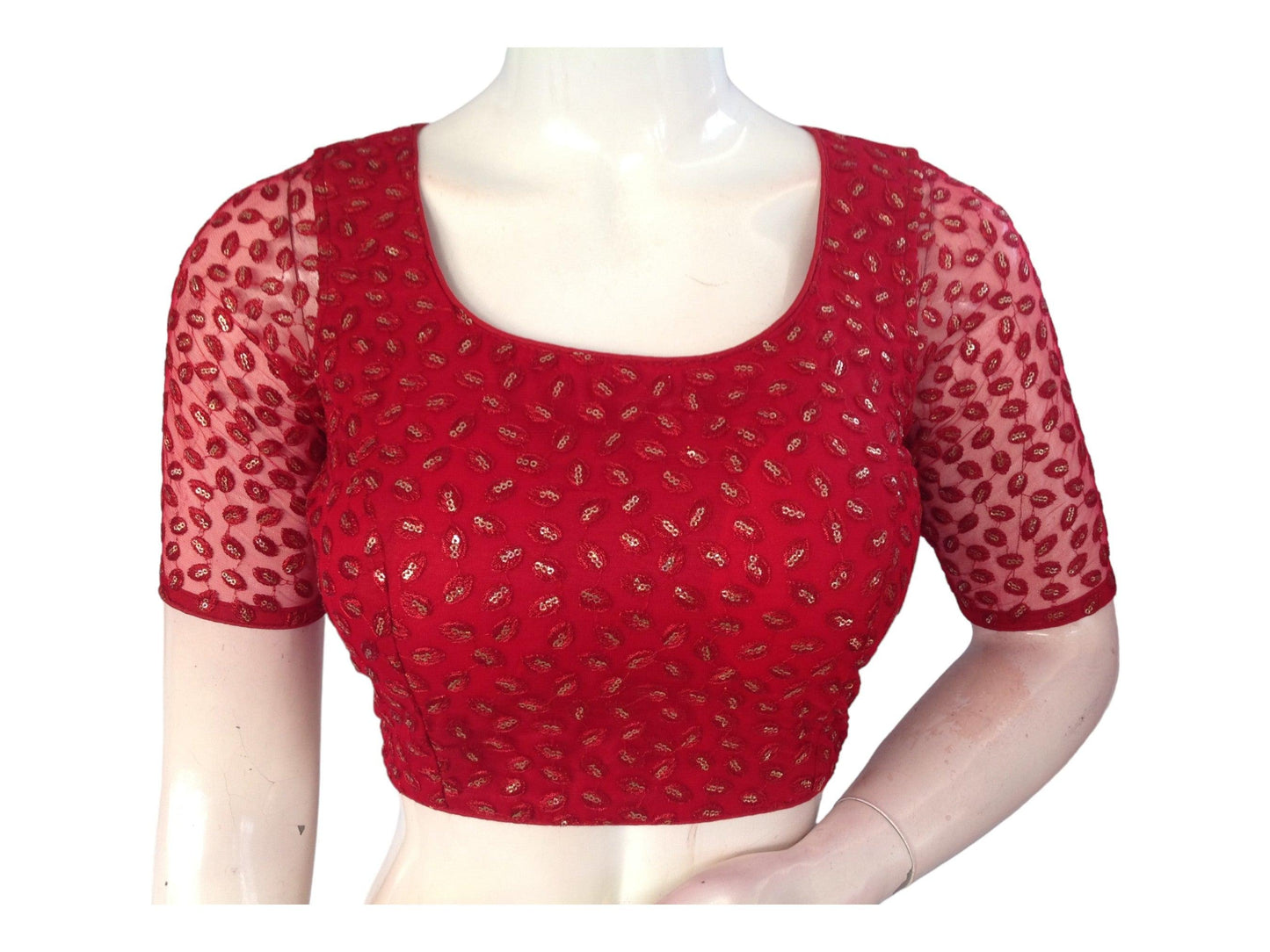 Red Saree Blouse, Readymade Saree Blouse, Designer Blouse online from d3blouses - D3blouses