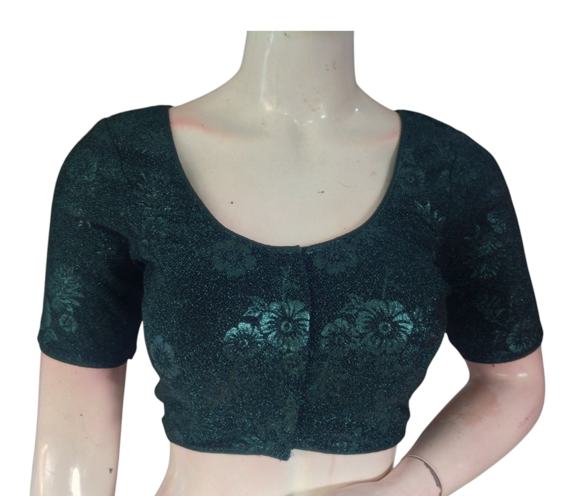 Gorgeous Dark Green Color Designer Blouse | Stylish & Easy to Wear | Indian Fashion