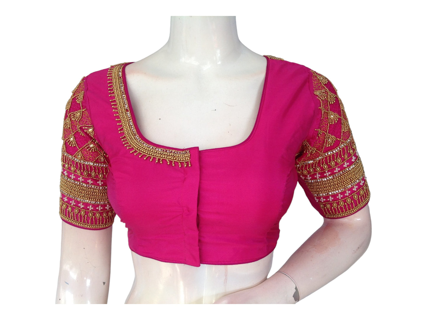 Pink Aari Dreams, Readymade Blouses for Your Fairytale Wedding