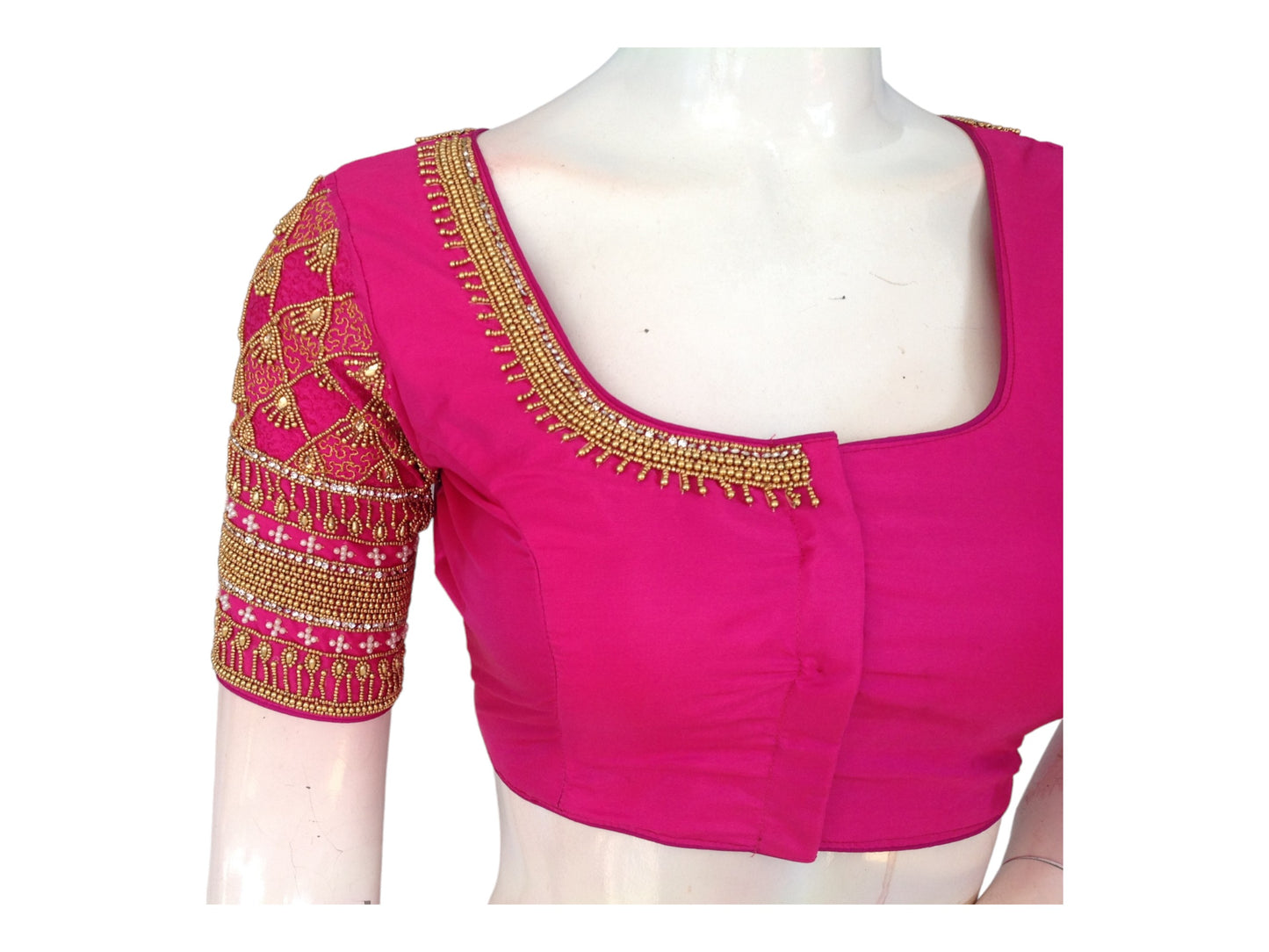 Pink Aari Dreams, Readymade Blouses for Your Fairytale Wedding