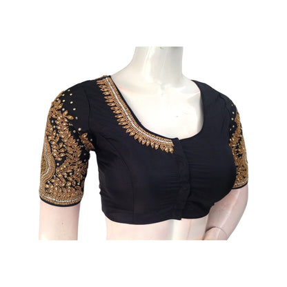 Black Aari  Hand work Blouse | Party & Wedding Wear | Buy Online