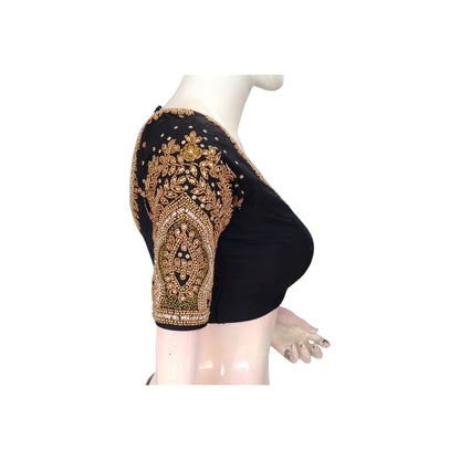 Black Aari  Hand work Blouse | Party & Wedding Wear | Buy Online