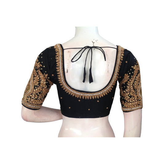 Black Aari  Hand work Blouse | Party & Wedding Wear | Buy Online