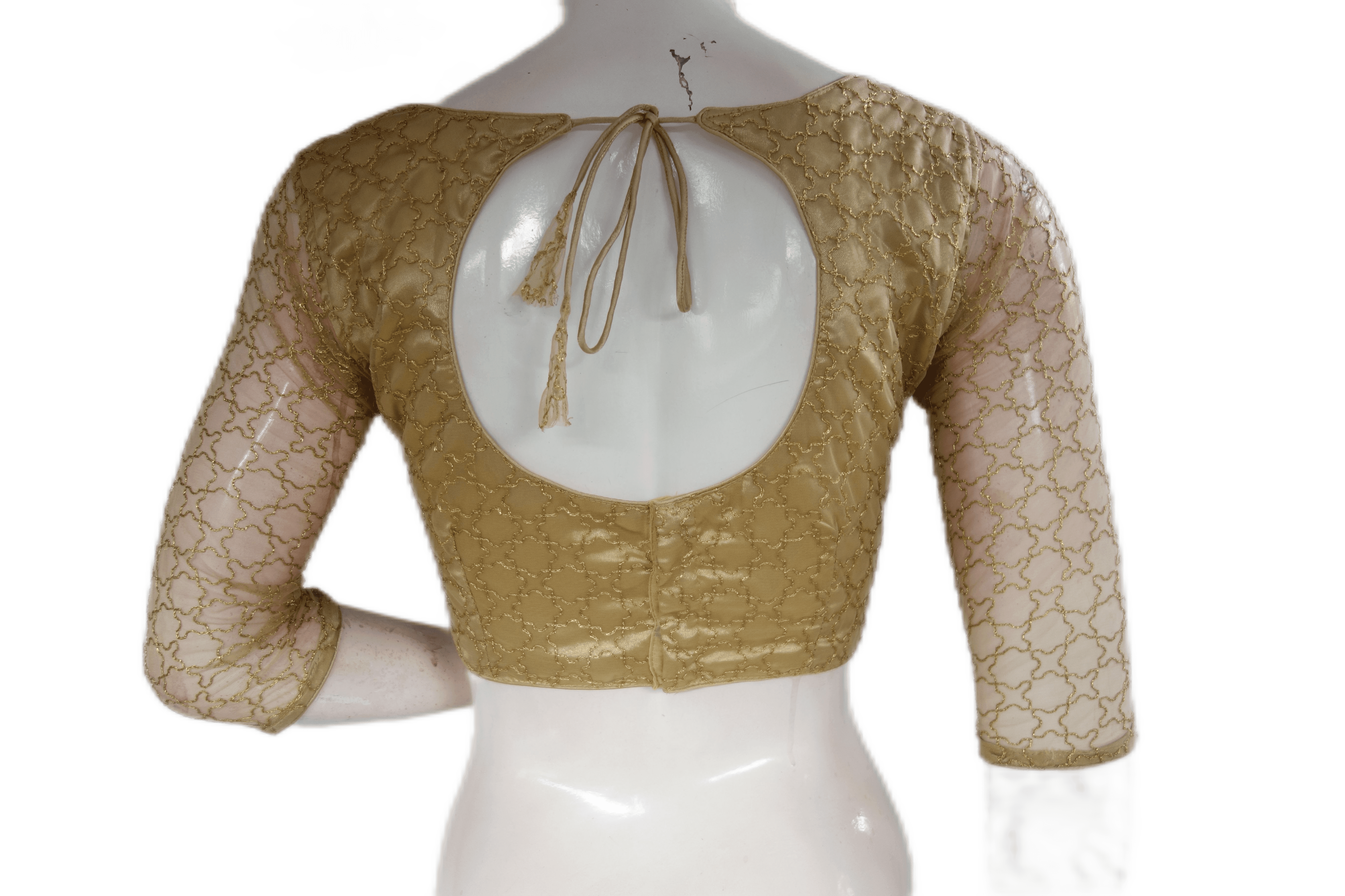 Gold Saree Blouse - Buy Latest Designer Golden Blouse at 60% off on Myntra