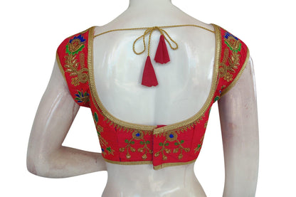 multi embroidered designer readymade blouse 4