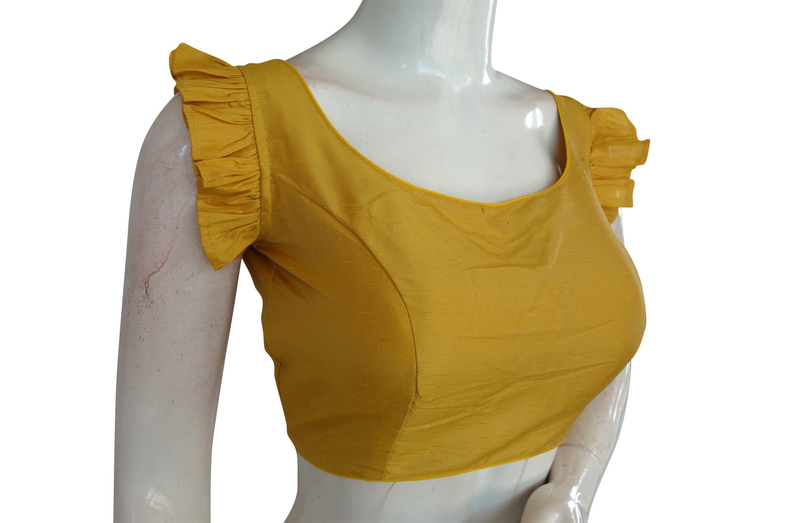 Cotton saree collar neck Misri blouse | Blouse designs high neck, New saree  blouse designs, Fancy blouse designs