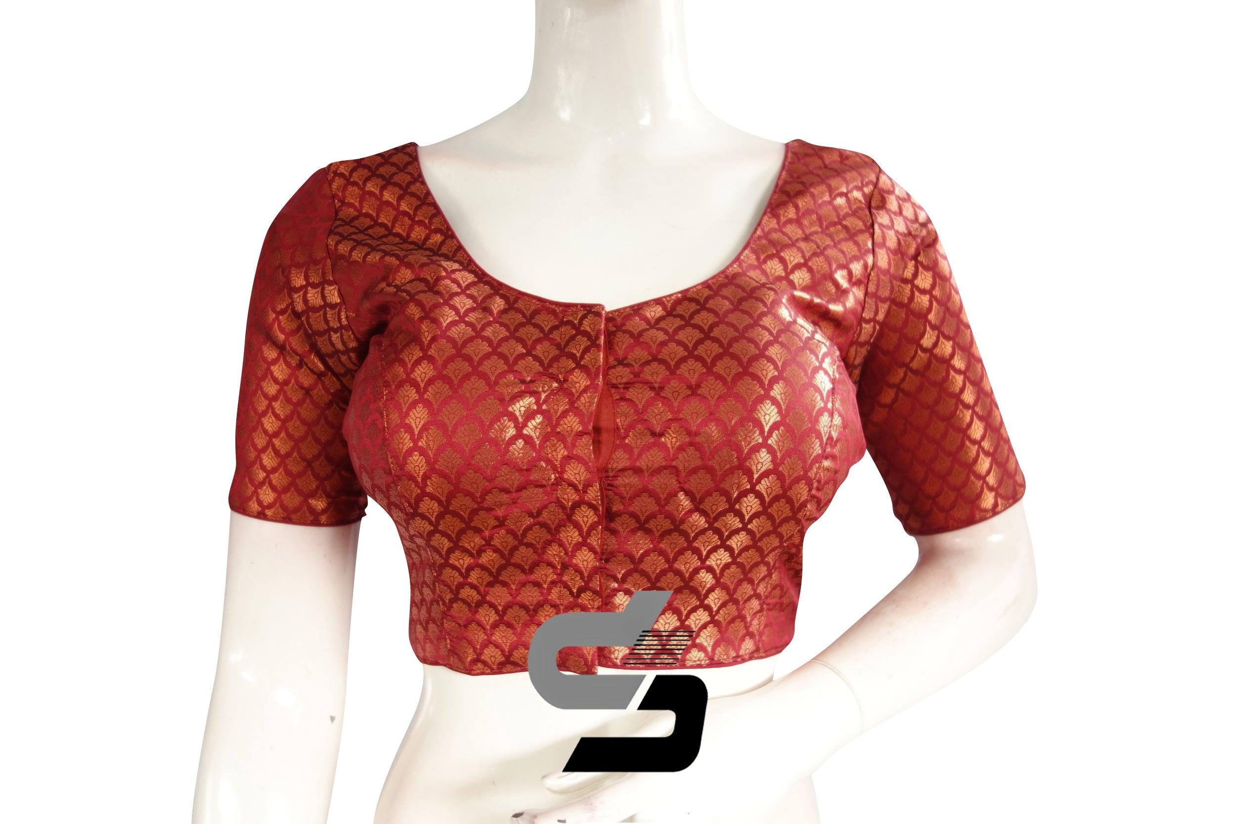 Maroon Colour Saree Blouse / Top Size 34 – nandikasarees.co.uk