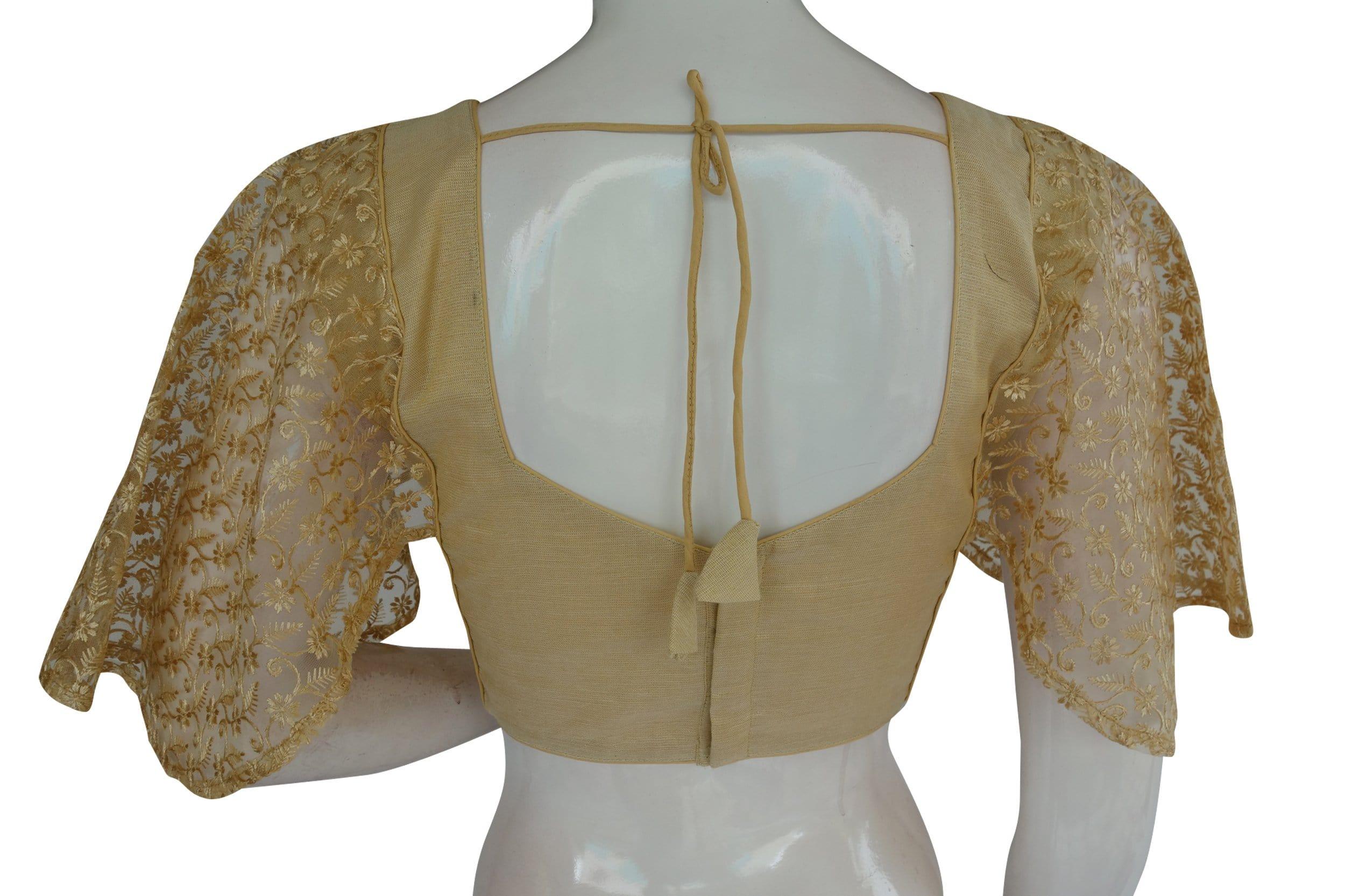 Golden store net blouse