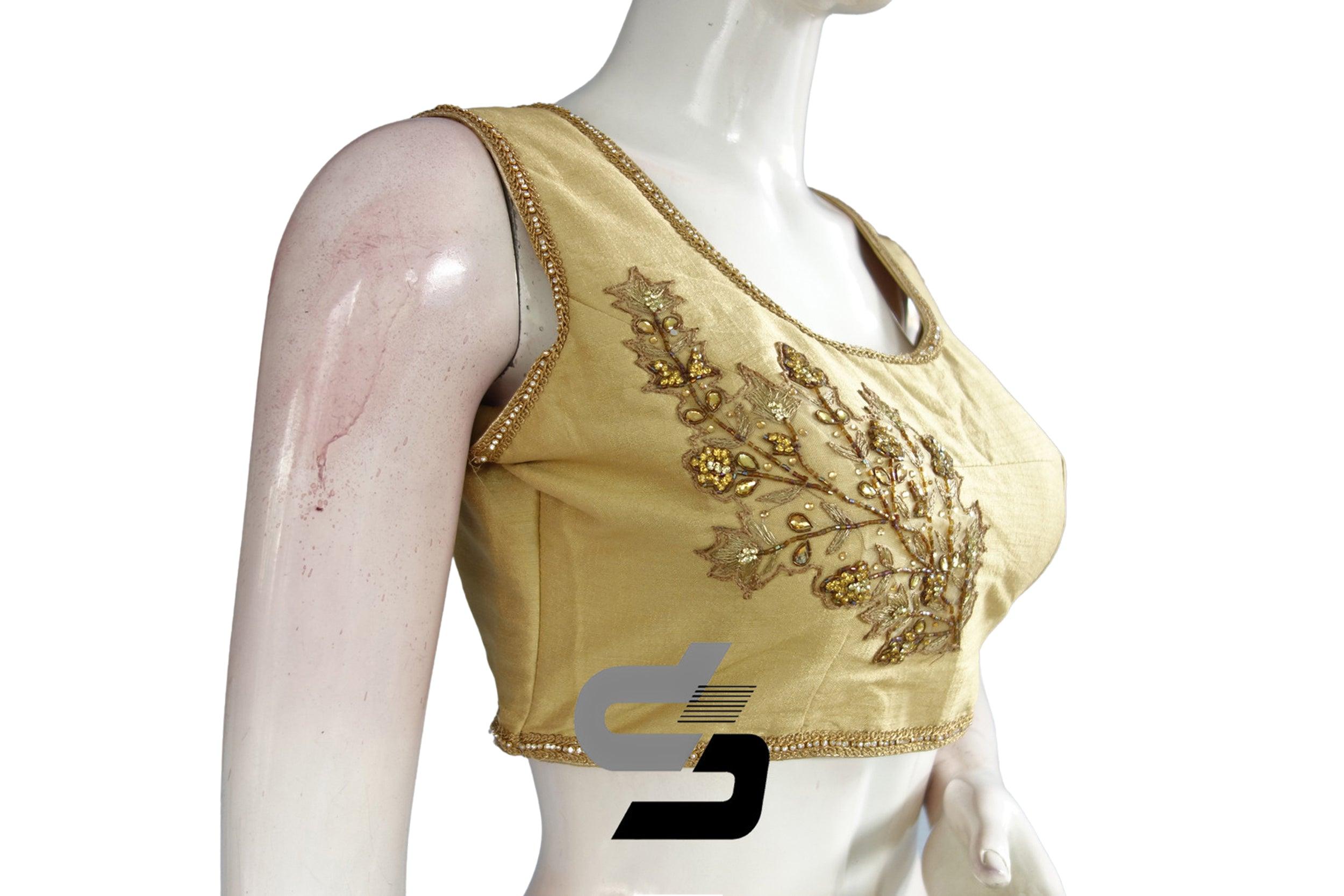 Golden top cheap party wear