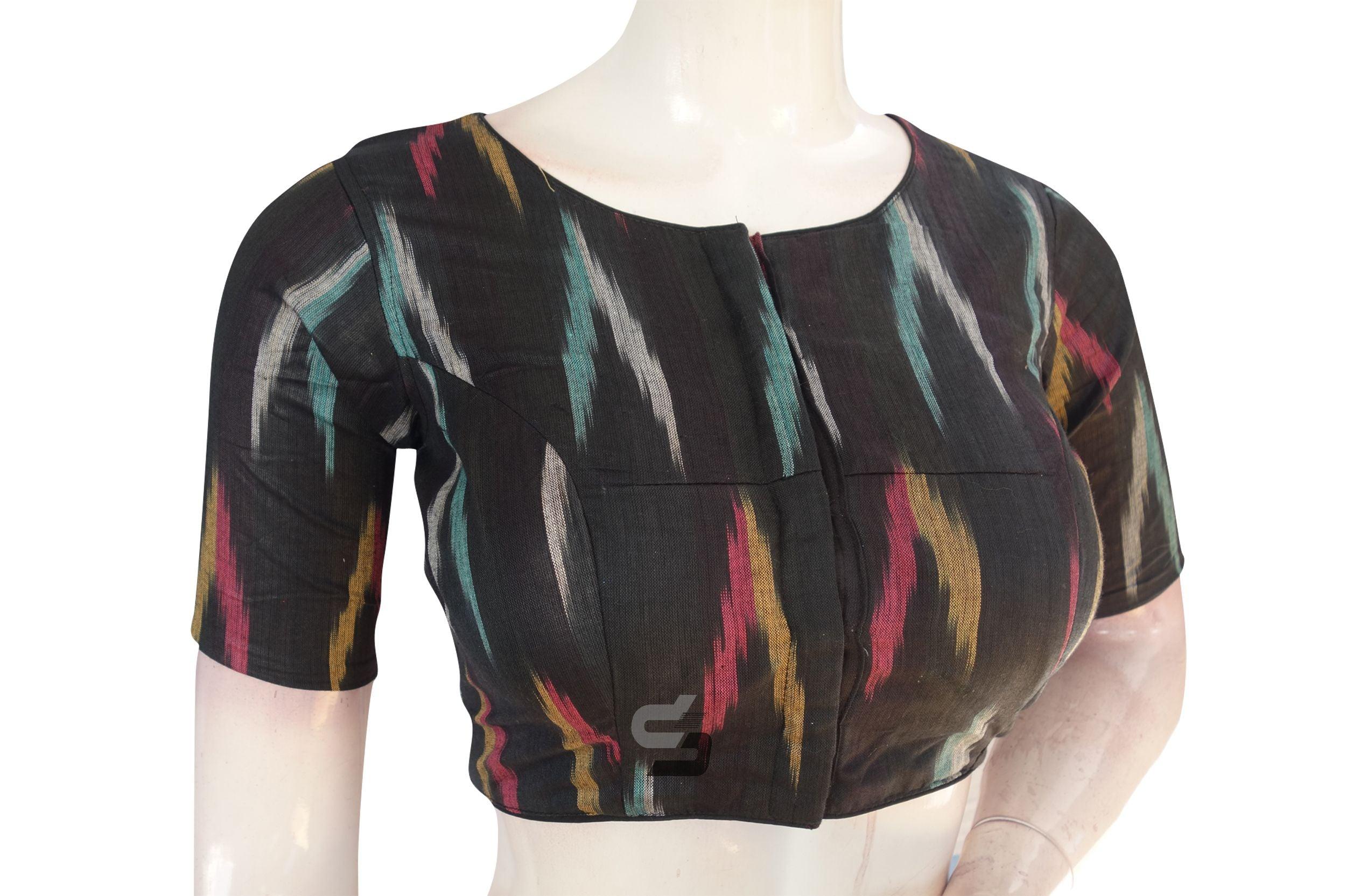 Rene Cotton Multicolour Ikkat Printed Blouse in Wayanad - Dealers,  Manufacturers & Suppliers - Justdial